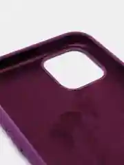 Фиолетовый чехол Silicone Case силиконовый с микрофиброй IPhone 5/5s/SE 6/6s 7/8 7+/8+ X/XS / 11 / 12