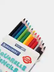 Карандаши цветные акварельные Brauberg Premium Aquarelle, 12 цветов