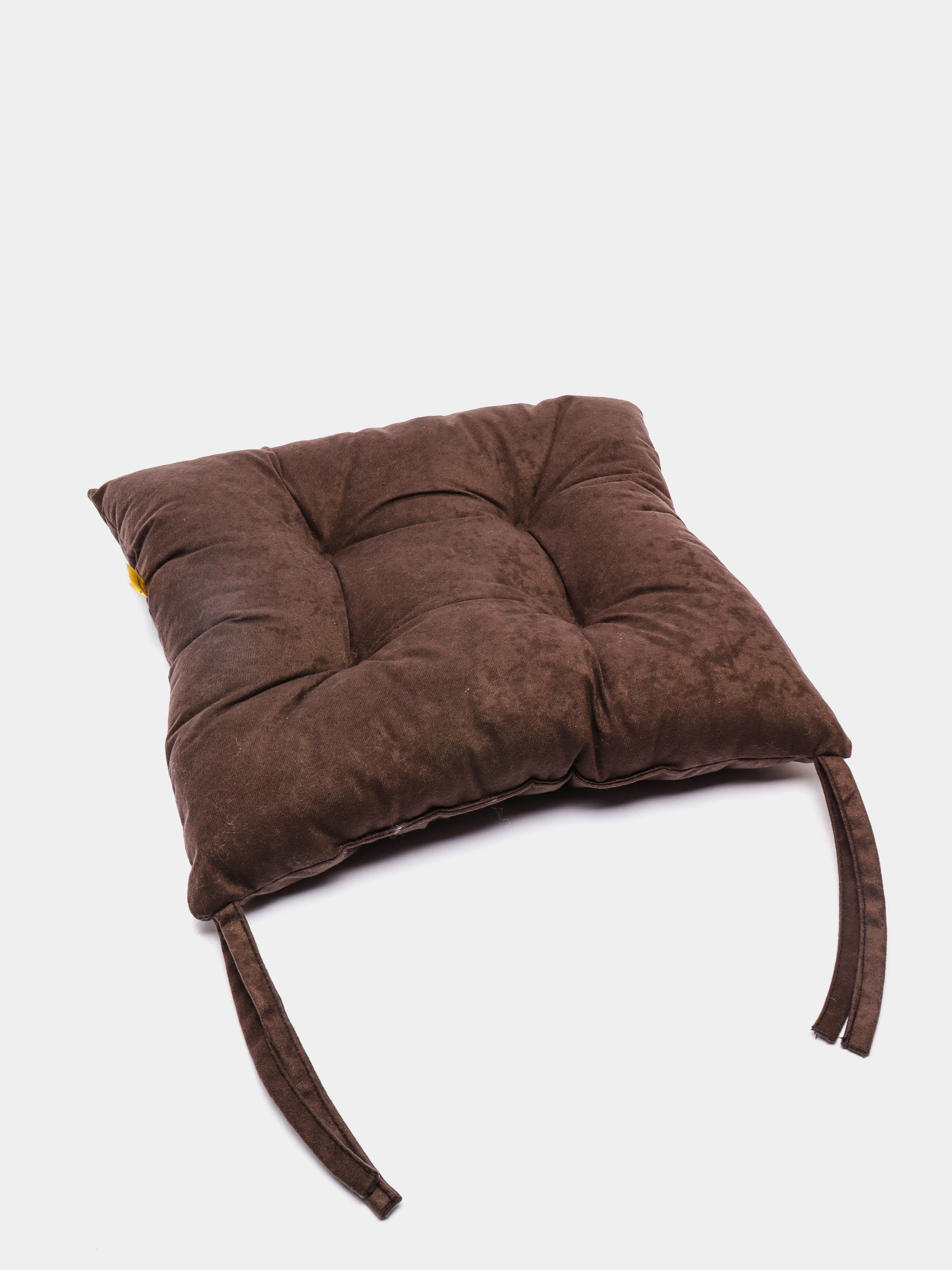 Хаки подушка на стул Матех Velours, 42 х 41 см
