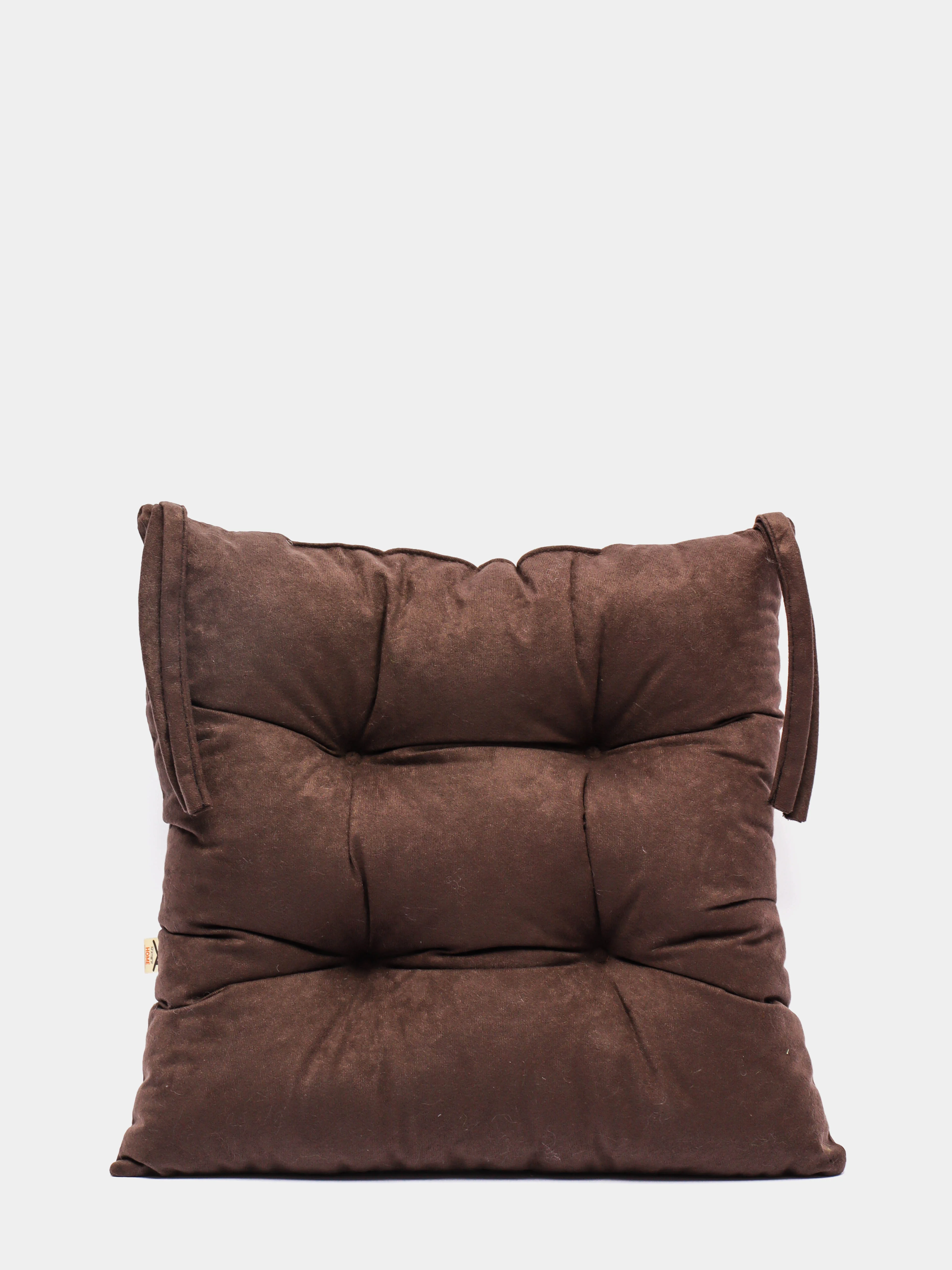 Хаки подушка на стул Матех Velours, 42 х 41 см