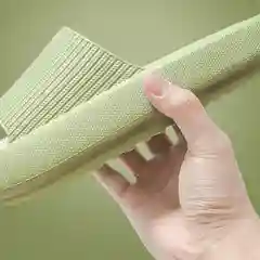 Зеленый сланцы, шлепанцы женские