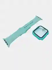 Мятный ремешок, бампер и стекло Apple Watch Classic 38 40 42 44 mm Series 1, 2, 3, 4, 5, 6, SE