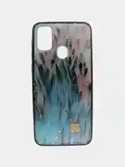 Чехол для Samsung M30S Перья павлина
