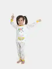 Желтый пижама для девочки SuperMini производство Турция/пижама детская/пижама детская купить