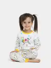 Голубой пижама для девочки SuperMini производство Турция/пижама детская/пижама детская купить