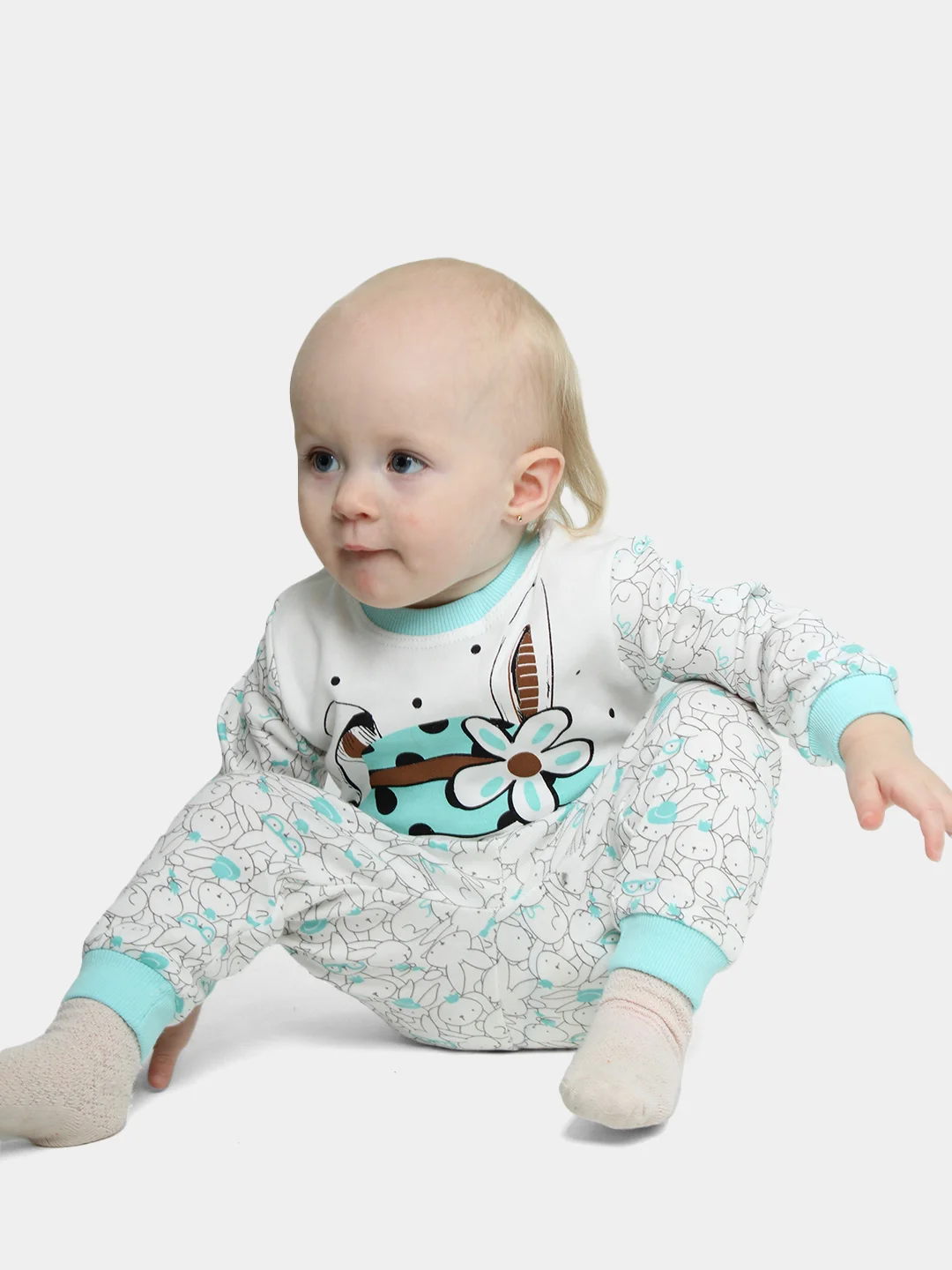 Бирюзовый пижама для девочки SuperMini производство Турция/пижама детская/пижама детская купить