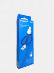 Синий кабель USB BOROFONE BX60 для зарядки и передачи данных Micro Type-C Lightning