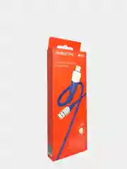 Синий кабель USB BOROFONE BX60 для зарядки и передачи данных Micro Type-C Lightning