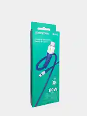 Синий кабель USB BOROFONE BX60 для зарядки и передачи данных Micro Type-C Lightning