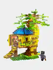 Зеленый конструктор майнкрафт, дом на дереве, деревня Minecraft, дракон, остров сокровищ, крепость