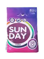 Стиральный порошок Sunday для цветного белья, автомат, 3 кг