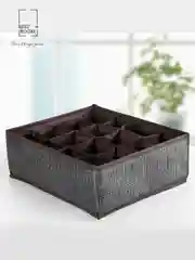 Тёмно-коричневый органайзер для белья Best Room, 16 ячеек, 27 х 25 х 10 см, разные цвета