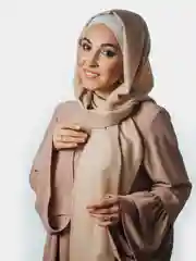 Бежевый тонкий кашемир