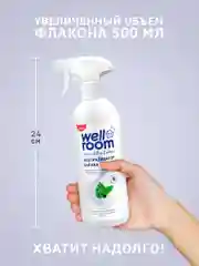 Универсальный освежитель воздуха с формулой нейтрализации запахов Wellroom мята, 500 мл