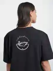 Черный футболка INTREPID, черный