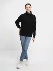 Черный свитер женский