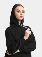 Черный спортивный костюм женский
