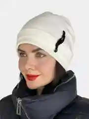 Шапка женская трикотажная