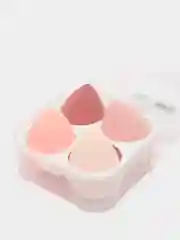 Розовый набор спонжей для макияжа 4 штуки, спонж, спонж для макияжа