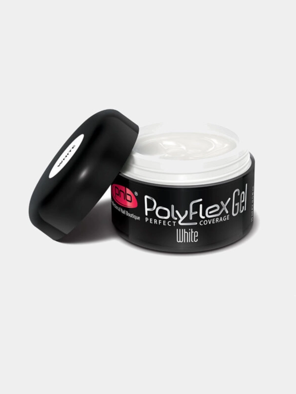 Гель PolyflexGel White PnB, 15 мл