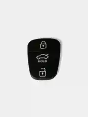 Кнопка резиновая для корпуса ключа зажигания Hyundai / Хундай и Kia / Киа 3 кнопки №1