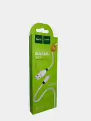 Белый кабель USB Hoco X27 Excellent для зарядки и передачи данных Micro, Type-C, Lightning
