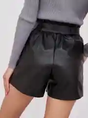 Шорты кожаные BrandStoff, женские, из экокожи