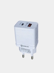 Сетевое зарядное устройство  LZ-728A PD 20W + QC3.0