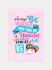 Обложка для паспорта "Be unicorn"