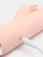 Кораллово-розовый вибратор для девушек LADYS SECRET "Кролик", со стимуляцией клитора, 20 см