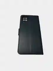 Красный кожаный PU чехол книжка Samsung Galaxy A12 / M12 , Самсунг Галакси А12/ М12