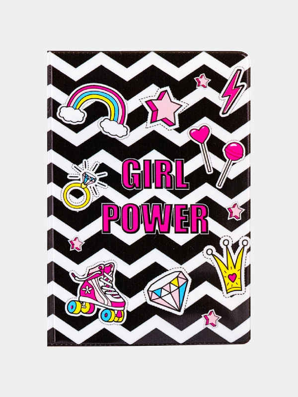 Обложка для паспорта "Girl power"