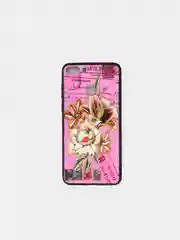 Чехол для смартфона Honor Y9 2018 пластиковый с силиконовыми краями,рисунок,стразы