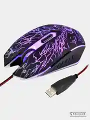 Синий игровая компьютерная мышь