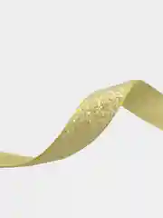 Молочный лента бархатная металлизированная