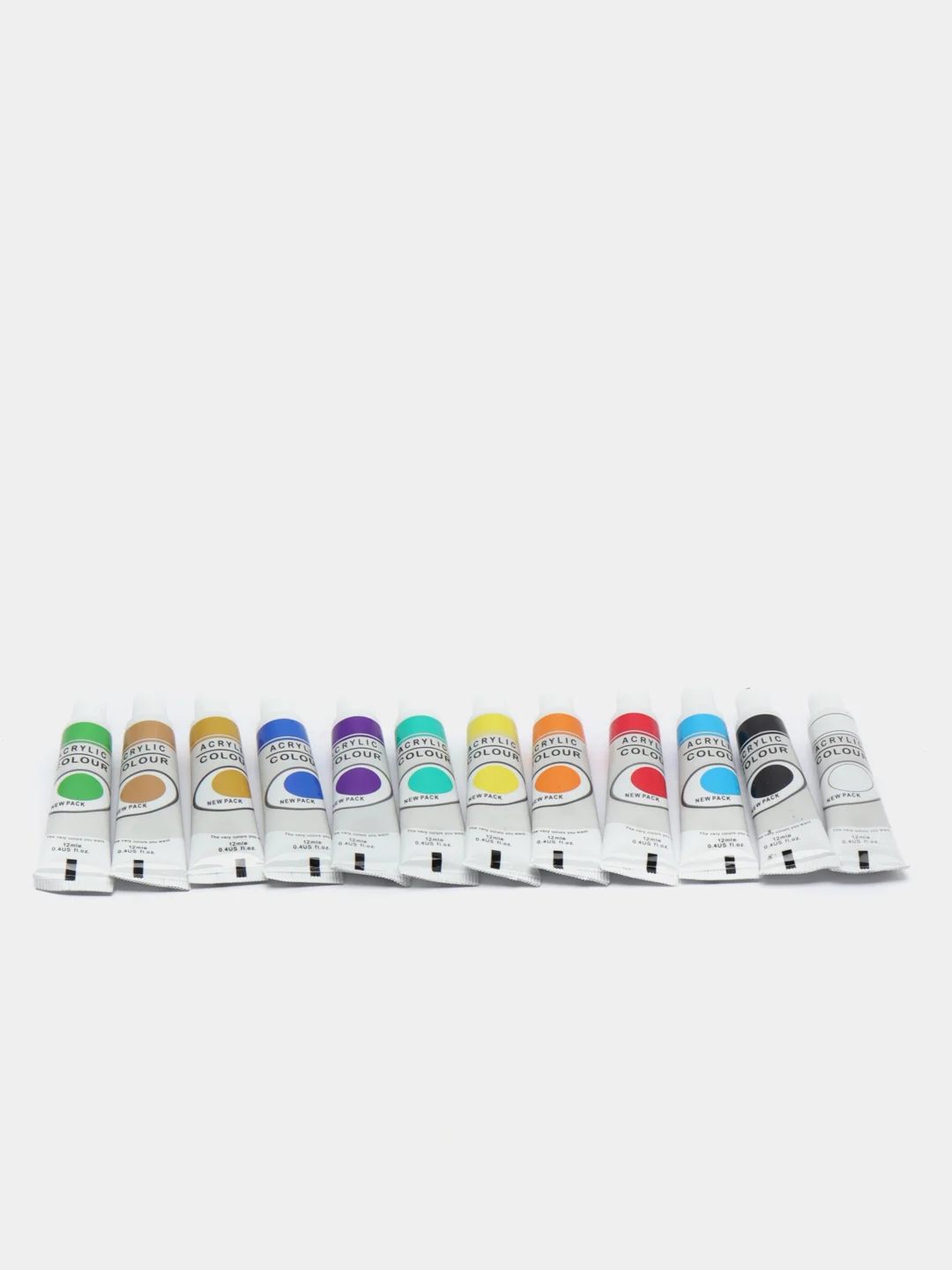 Акриловая краска / Краска акриловая набор 12/12 ml для начинающих рисование