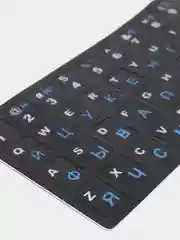 Синий наклейка для клавиатуры с русскими буквами / Russian keyboard layout / русская раскладка