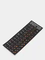 Оранжевый наклейка для клавиатуры с русскими буквами / Russian keyboard layout / русская раскладка