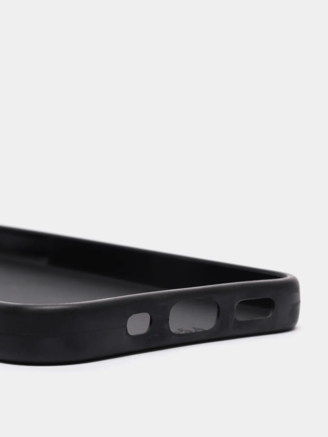 IPhone 12 / 5.4 mini / 6.1 / 6.7 / Чехол черный силиконовый