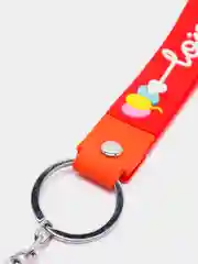 Красный брелок на рюкзак или ключи "Герои мультфильмов"