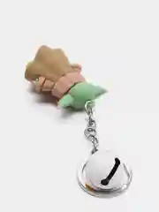 Коричневый брелок на рюкзак или ключи "Герои мультфильмов"
