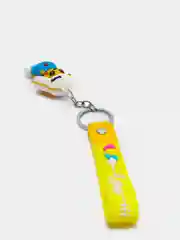 Желтый брелок на рюкзак или ключи "Герои мультфильмов"