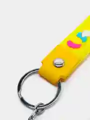 Желтый брелок на рюкзак или ключи "Герои мультфильмов"