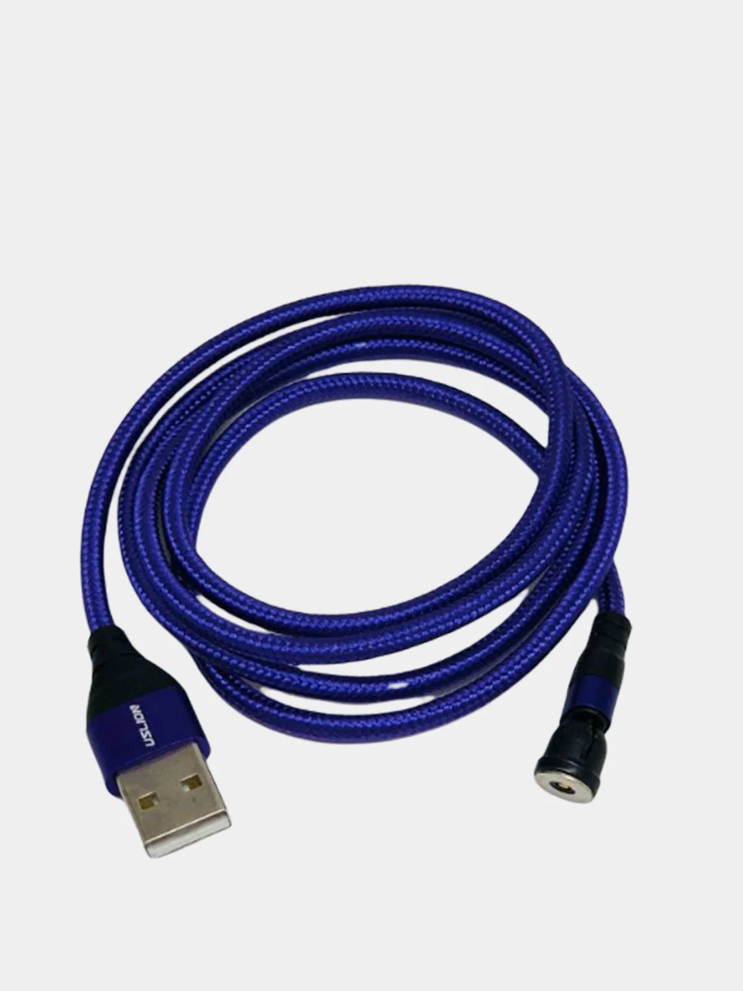 Фиолетовый магнитный кабель USLION USB