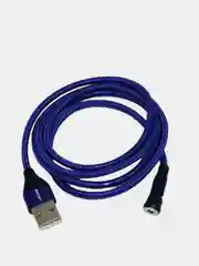 Фиолетовый магнитный кабель USLION USB