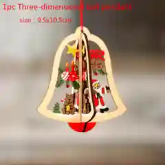 Алый елочная игрушка из дерева