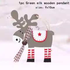 Алый елочная игрушка из дерева