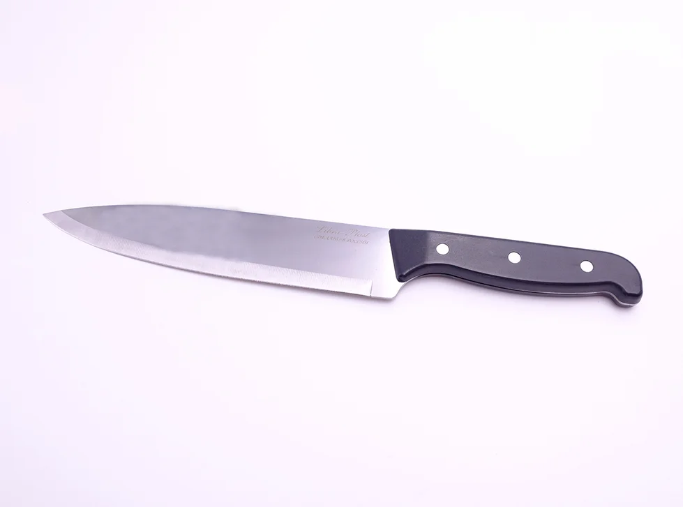 Черный нож кухонный профессиональный 30 см