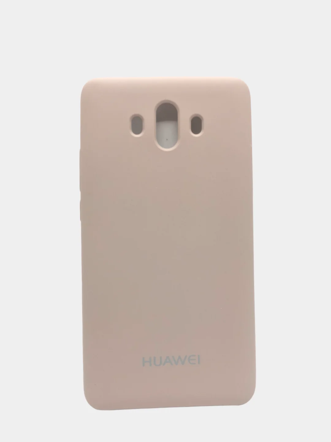 Бежевый чехол силиконовый Silicone Cover Case для Huawei Mate 10, 10 Pro, 20, 20 Pro