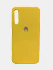 Желтый чехол силиконовый Silicone Cover Case для Huawei Y9S, 9X, 9X Pro